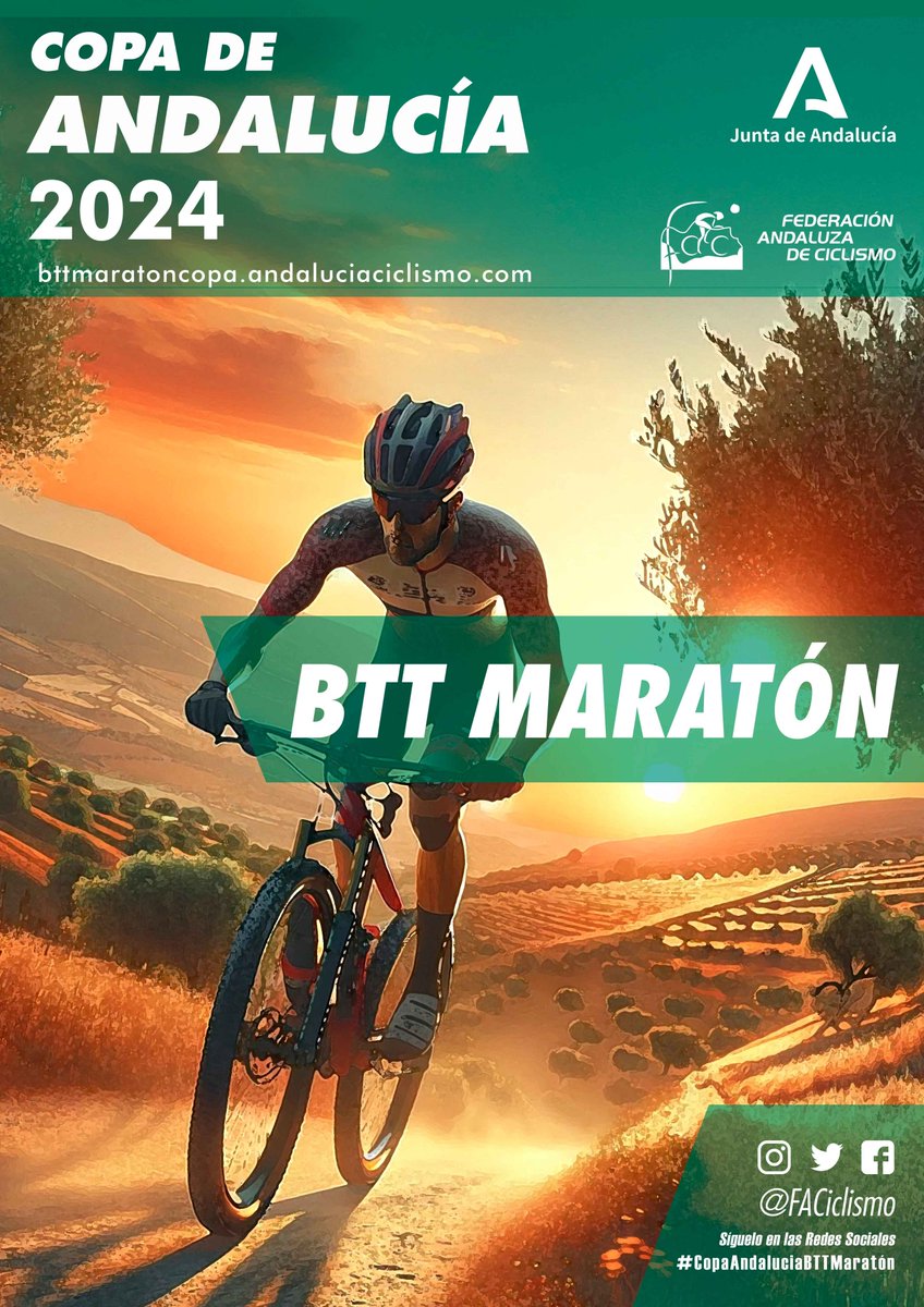 🔊A las 13 horas abriremos inscripciones para la VIII Maratón BTT Las Molinas de Sierra Morena.

📅20 octubre
📍#Pozoblanco
🏆Última cita de la #copaandaluciabttmaraton
✍Inscripción👇

andaluciaciclismo.com/index.php/smar…