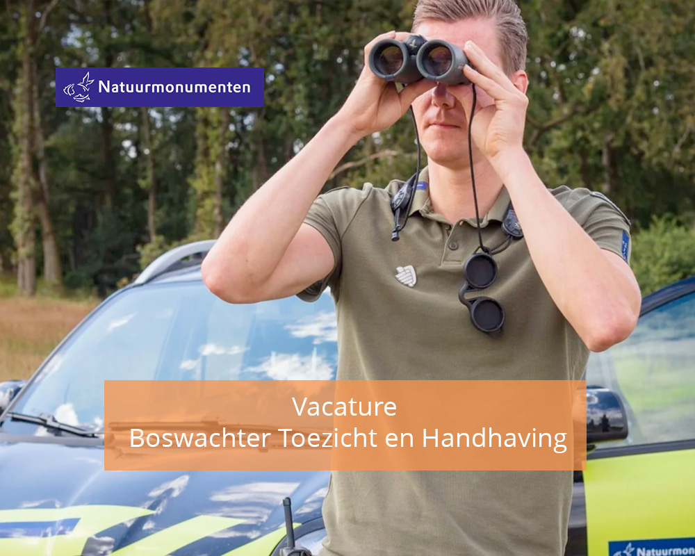 fondsen_org's tweet photo. Natuurmonumenten is op zoek naar een Boswachter Toezicht en Handhaving voor 18,5 uur per week in Heerlen: https://t.co/jq8Gkrb7Aa #Natuurmonumenten #vacature #vacatures #JobsthatMatter https://t.co/Sh8EF6eIlx