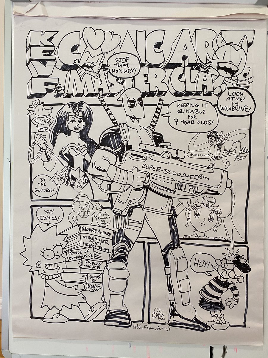 KevFComicArtist's tweet photo. It came out fine
#ComicArtMasterclass #flipchart https://t.co/afaT8zD8Li