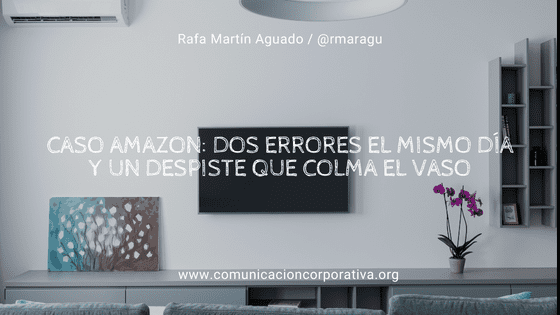 chemaff's tweet photo. Caso Amazon: dos errores el mismo día y un despiste que colma el vaso https://t.co/GYpdAO6ge8 https://t.co/FyC5coFco2