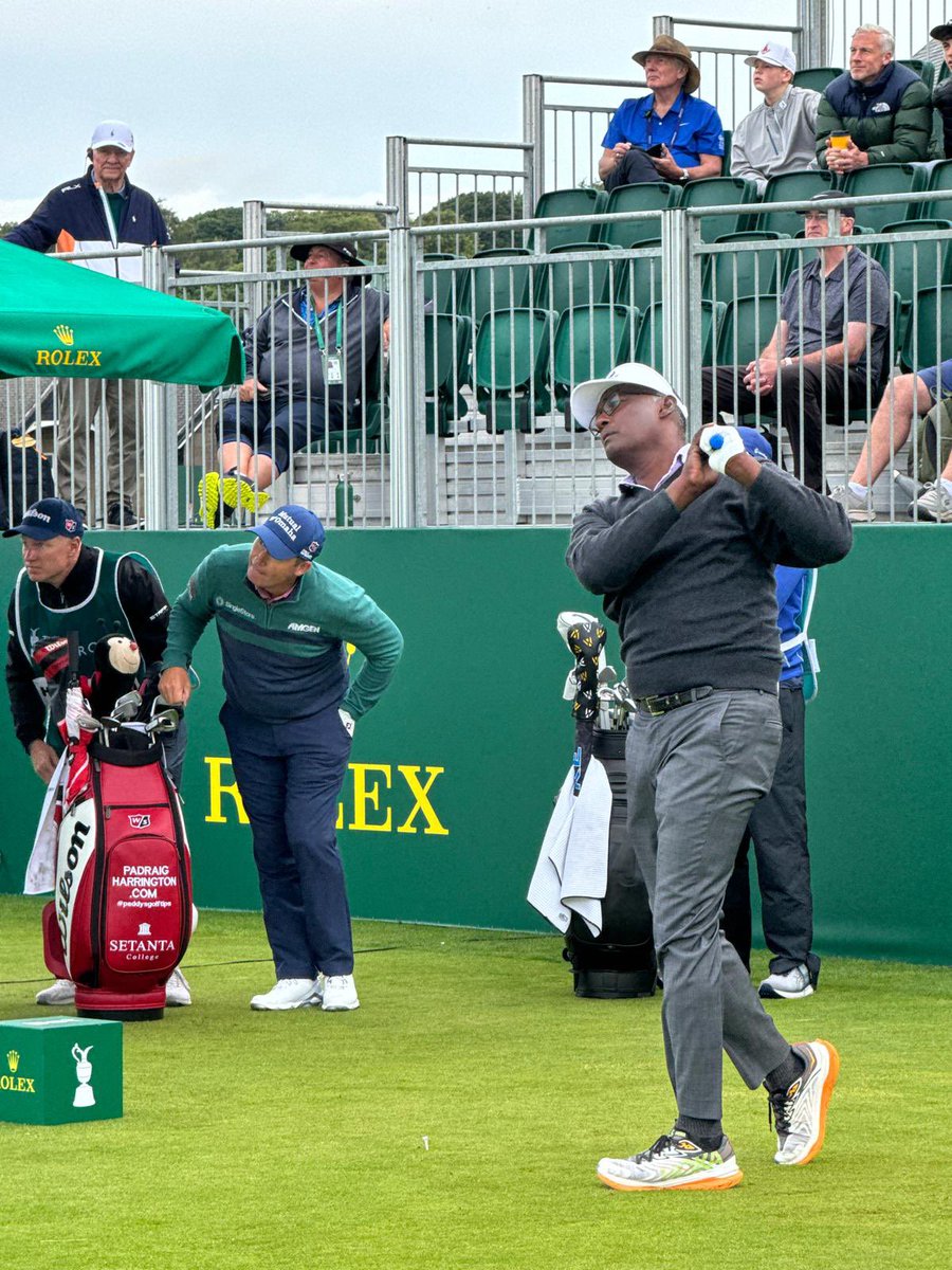 It’s the 1st round of the #SeniorOpen here <a href="/carnoustiegolf/">Carnoustie Golf Links</a> today.