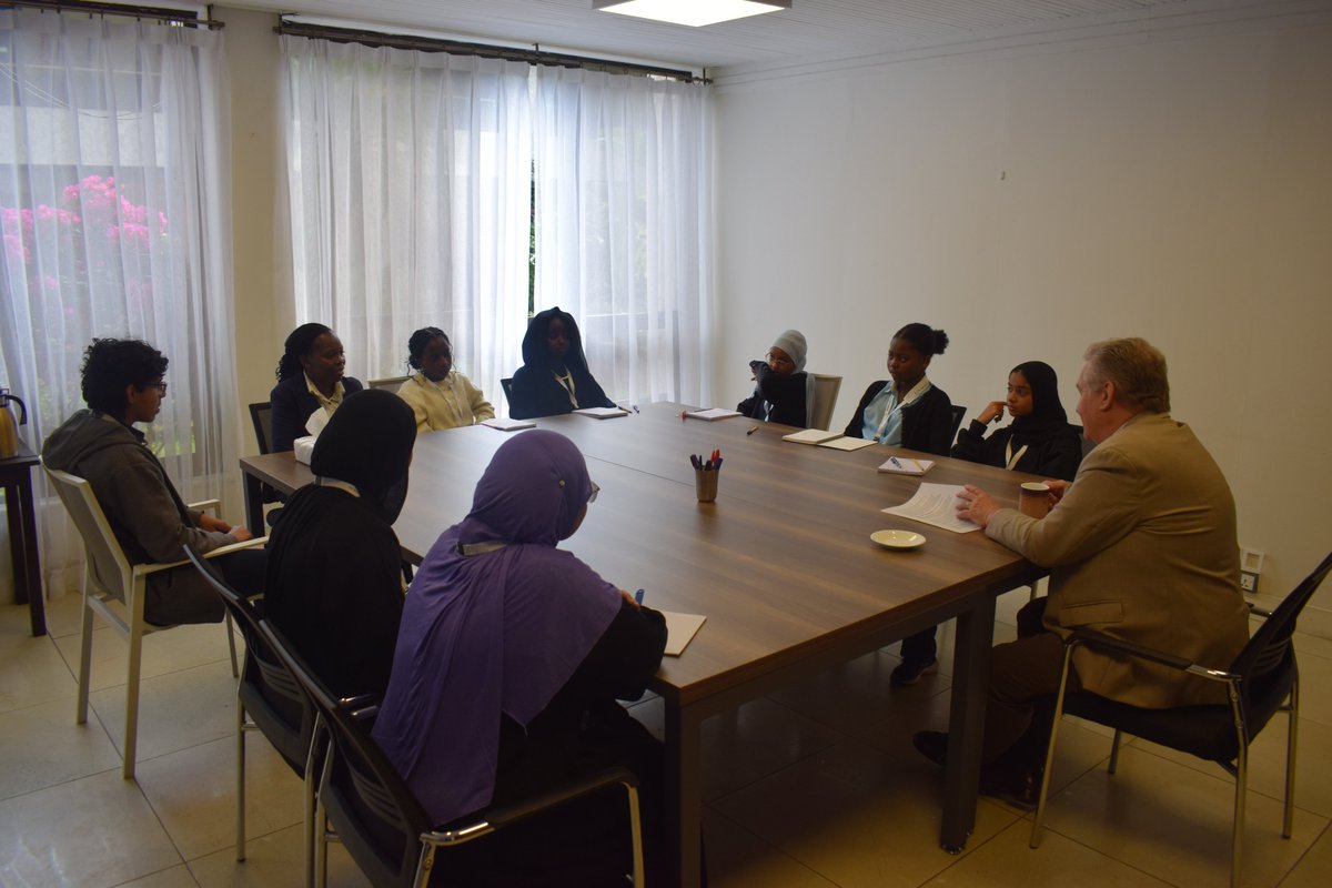 BelgiuminKenya's tweet photo. Students of Nairobi Jaffery Academy visited our Embassy in preparation of the #modelunitednationsconference in Nairobi where they will represent Belgium. https://t.co/gEAcLwaWur