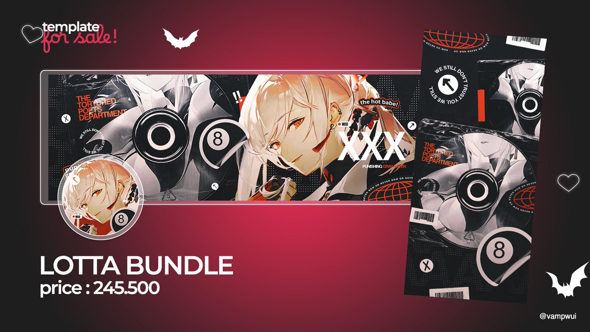 Any interactions will be cherished! ♡

Aku ada 7 template layout PSD untuk 2D ♡
Template bisa dibeli jam 17.00 WIB dengan format NAMA KATALOG + USERNAME (untuk di shoutout). 

Harga ada di masing-masing gambar ya dan detailnya ada di reply yah! (4/7) #zonauang #zonaba