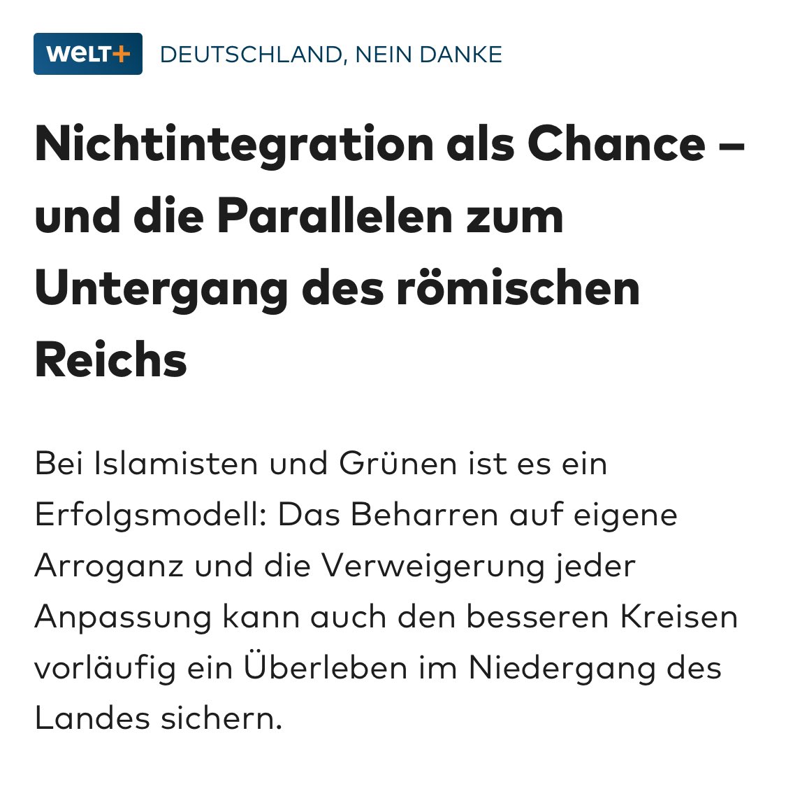 Allein der Teaser sollte mit einer Auszeichnung bedacht werden.
Danke <a href="/_donalphonso/">Don Alphonso</a> 

welt.de/kultur/stuetze…