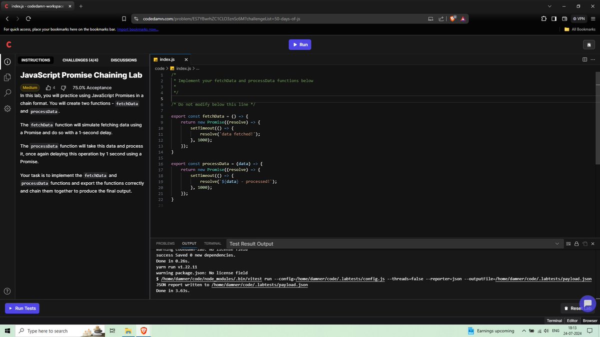 rohan_sh0808's tweet image. 🎉 Day 44 of the JavaScript Challenge by @codedamn
got Completed!
💪Started strong with the basics and feeling pumped for what's ahead. Bring on the next challenge!
📌GitHub: github.com/RohanShrivasta…
#javascript #codedamn #codingprogress #dailychallenge
