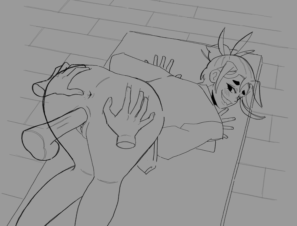 warusaru100's tweet photo. Sho sketch I did some time ago @lunylewdles https://t.co/WP0A07MYKK