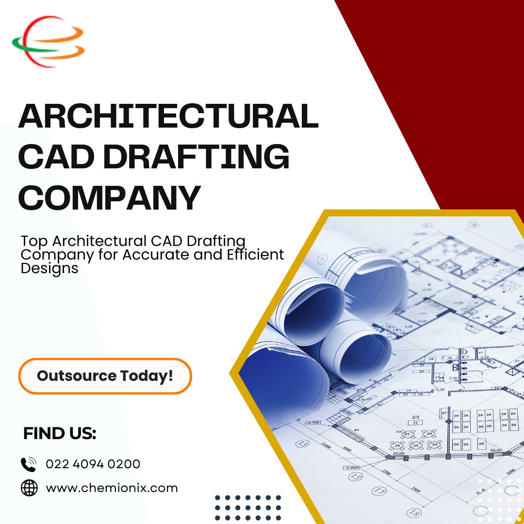 chemionix's tweet image. Achieve design excellence with Chemionix&apos;s Architectural CAD Drafting Services!  Precision and innovation for every project.
Visit: bit.ly/3VhESXQ
.
.
#architecturalcaddesignservices #architecturalcadservices #caddrafting #caddraftingservices #architecturalcaddrafting