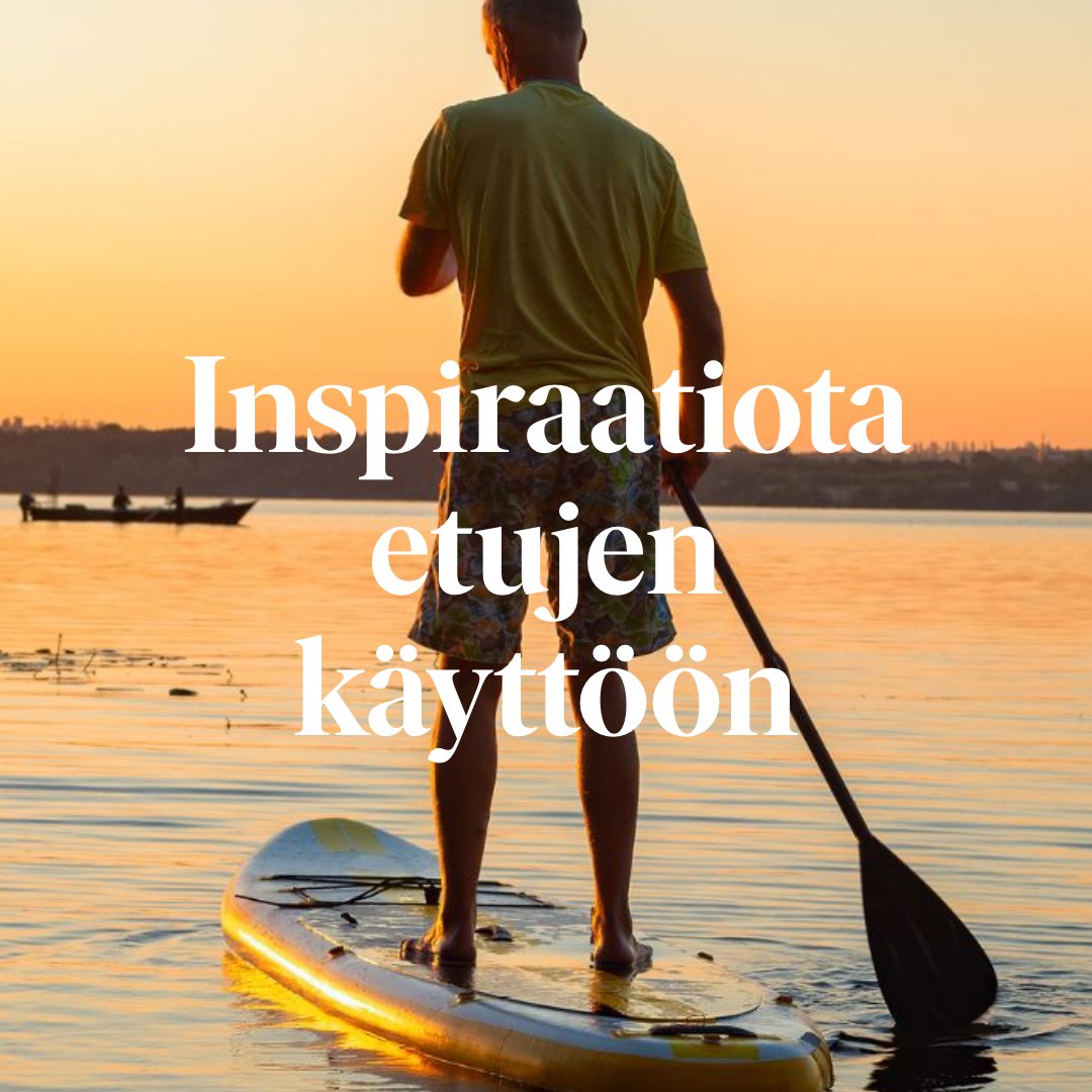 Vielä on Suomen kesää jäljellä! ☀️ Smartumin laajaan verkostoon kuuluu lähes 40 000 käyttöpaikkaa, joista löytyy monipuolista tekemistä jokaiselle. Kokosimme blogiin ideoita etujen käyttöön.

eu1.hubs.ly/H09ZJB70

#smartum #työsuhdeedut