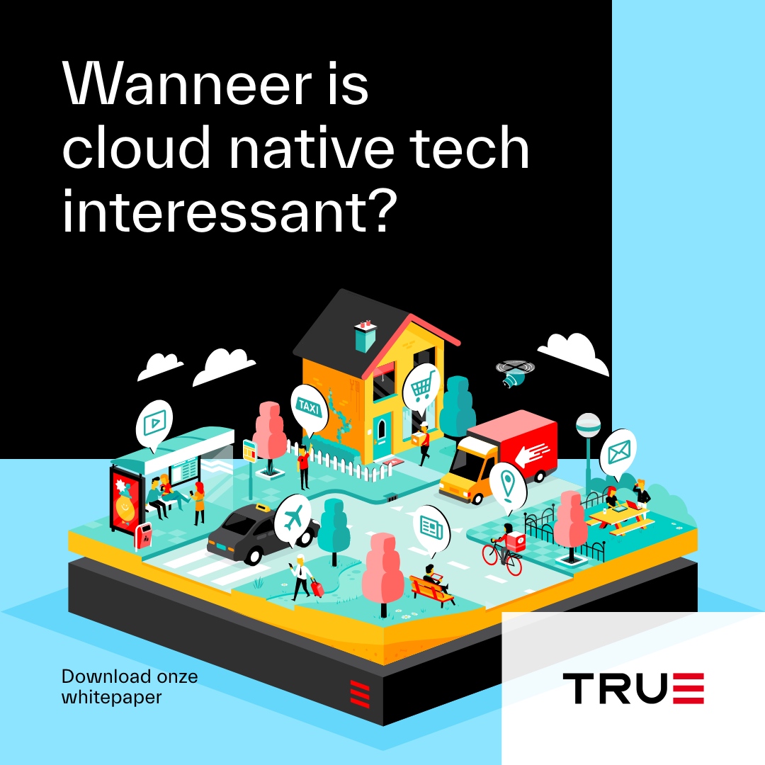 In welke scenario’s zijn cloud native technologieën interessant? 

👉 Bij geografische distributie van workloads 
👉 Streamen van IoT-data 
👉 Evolueren naar een API-first SaaS-model 
👉 Run anywhere at any time 
👉 AI-gedreven applicaties bouwen 

Meer lezen over hoe cloud na...
