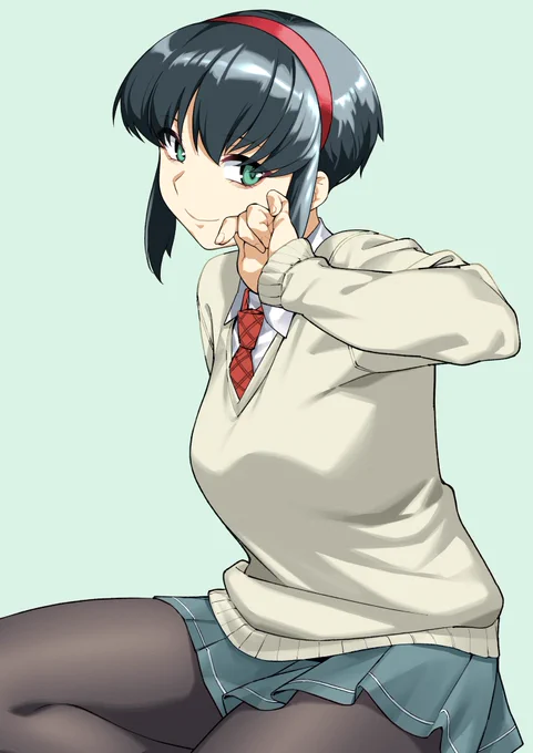 ここ数か月全然絵が描けなくなっていたのでリハビリ。新天地の佐久耶さん。 