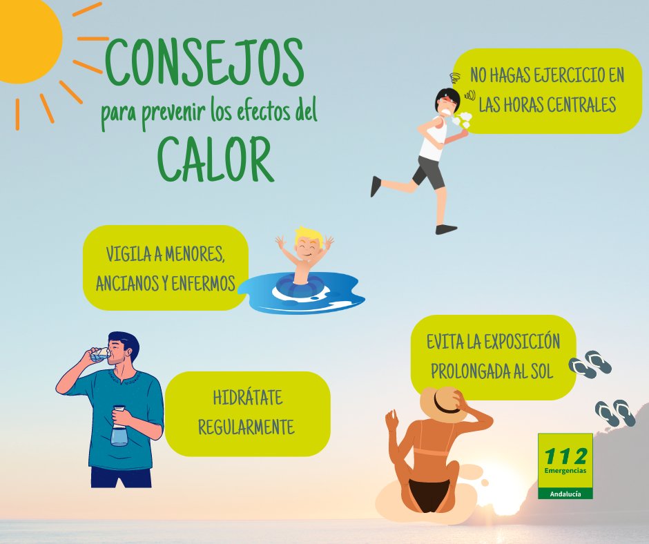 🟠 Aviso Naranja por Altas Temperaturas en #Écija

❗️@aemet mantiene el aviso naranja por altas temperaturas para hoy jueves 25 y mañana viernes 26/7. Es importante tomar precauciones para evitar golpes de calor.