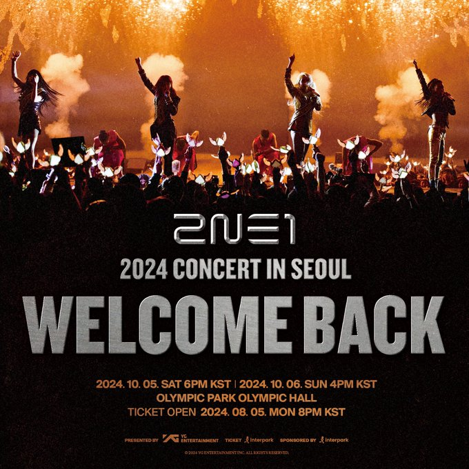 2NE1 unveils comeback concert poster
tinyurl.com/2r38baeh