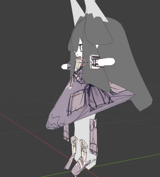 ラフのハリボテだけどすでにかわいい 