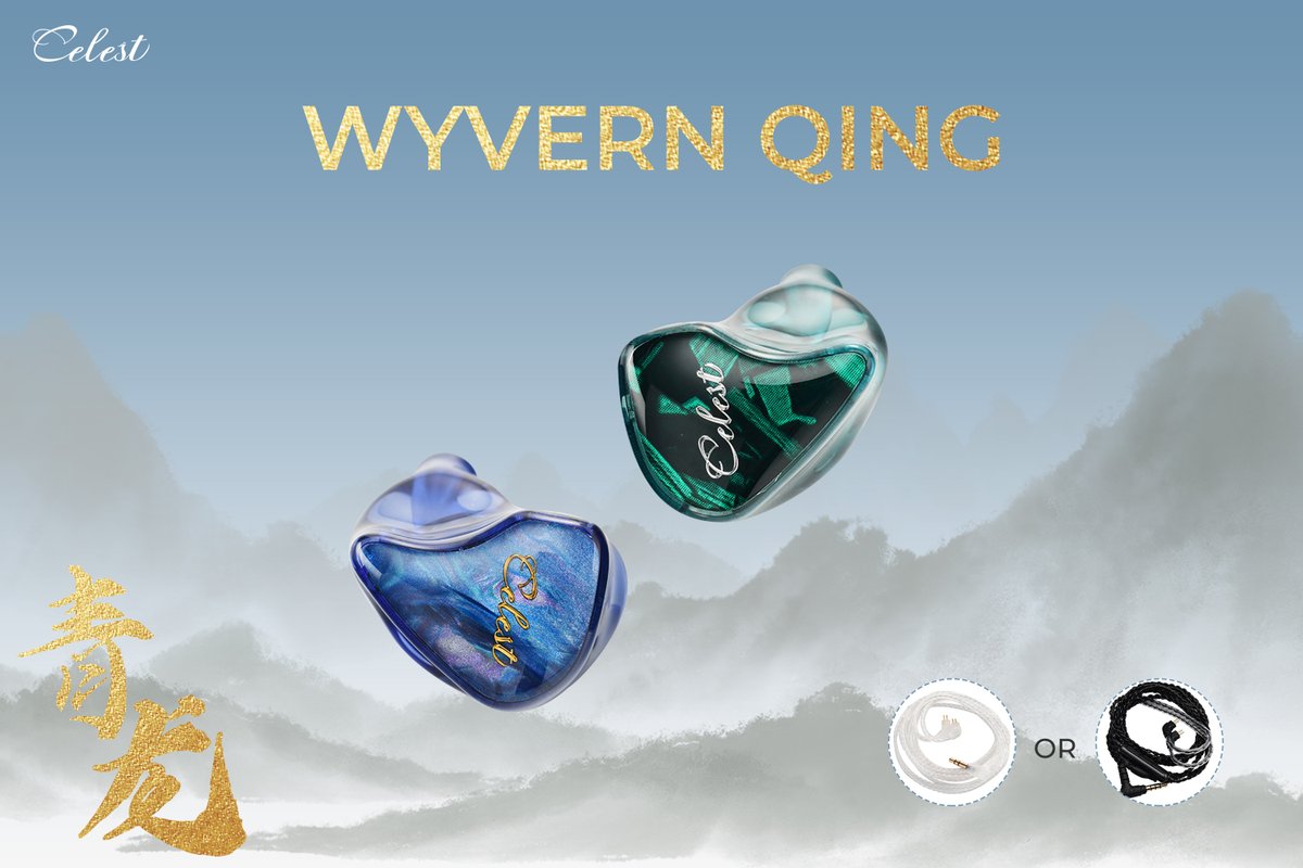HiFiGoAudio's tweet photo. π₯³@kinera13 @celestaudio Wyvern Qing is coming soon~π§
β¨10mm LCP Dynamic Driver!π
πFor emotional bass, clear mids, and powerful highs!β¨
#Kinera #Celest #WyvernQing #SingleDD #Audio #Music #Audiophile https://t.co/uLxqy8KkVO