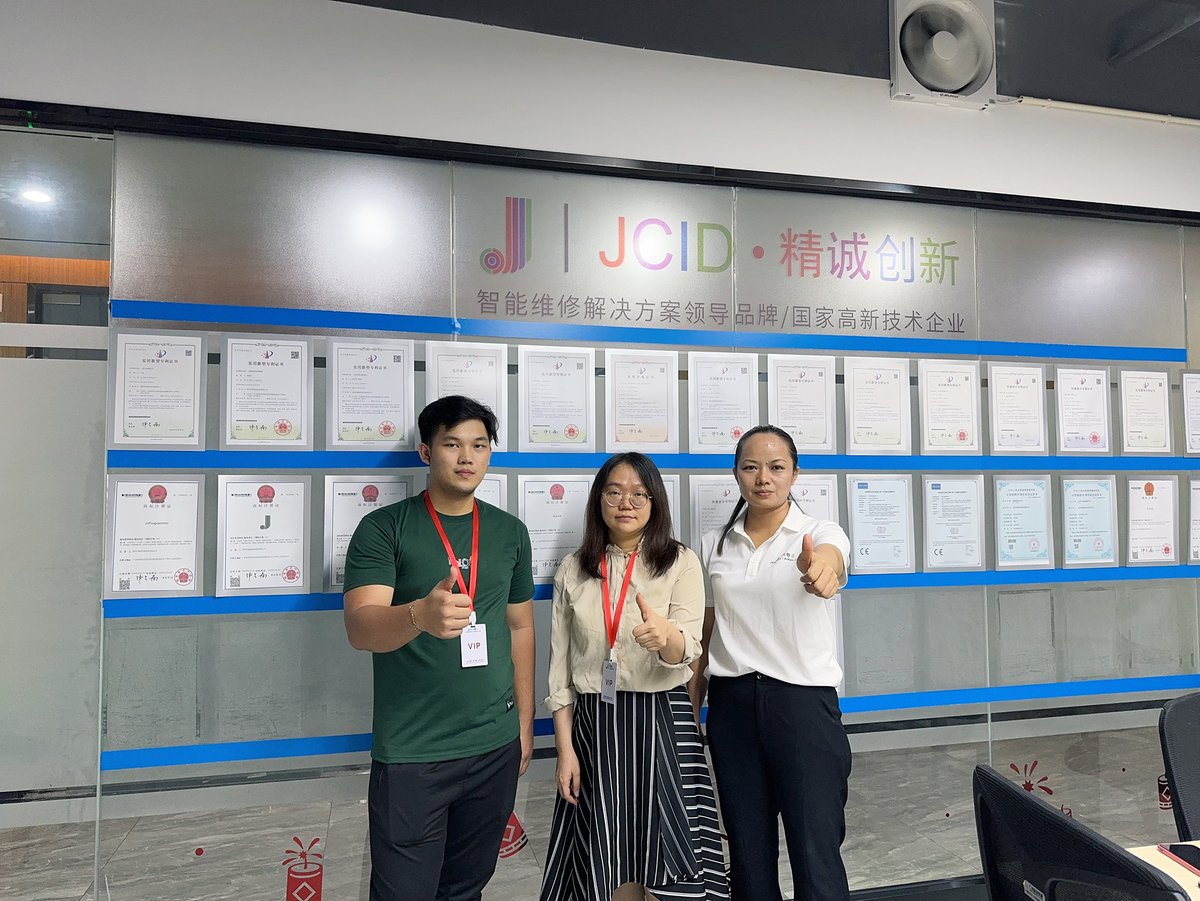 AiXunTech's tweet image. Welcome #JCID &amp;amp; #AiXun Brand National agent -ONGLAI of #Indonesia!!🎉🎉🙌