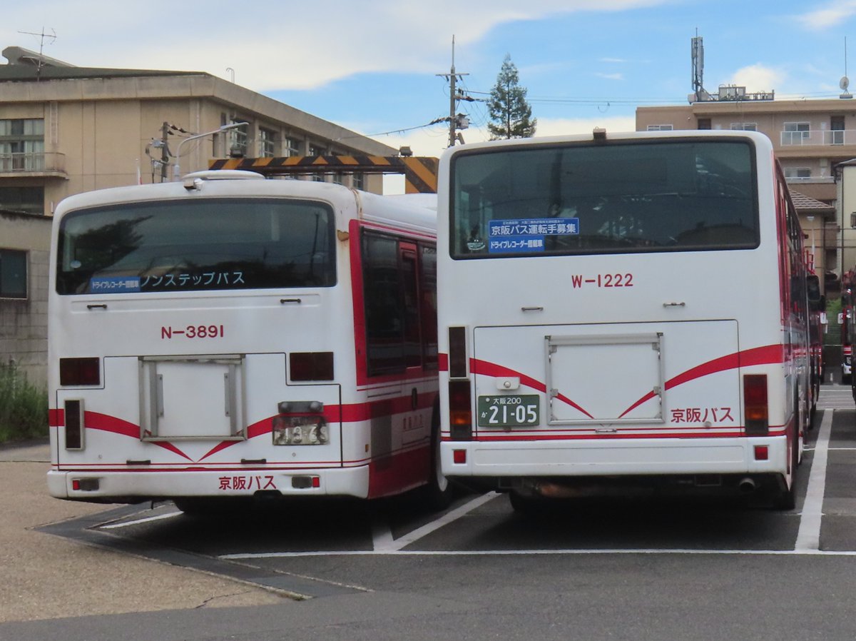 ハズキ 7/25 京阪バス 高槻(営)N-6370 いすゞ2RG-LV290N4 今日は··· 京阪バス