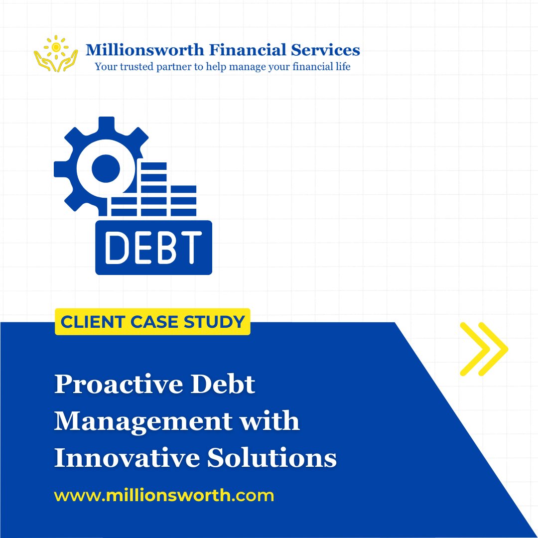 MillionsworthS's tweet image. Debt management made easy!

See how our innovative solutions helped a client manage and reduce debt proactively, paving the way for a brighter financial future. 💼🔧

#ClientCaseStudy #FinancialPlanning #ClientSuccess #DebtManagement #Millionsworth