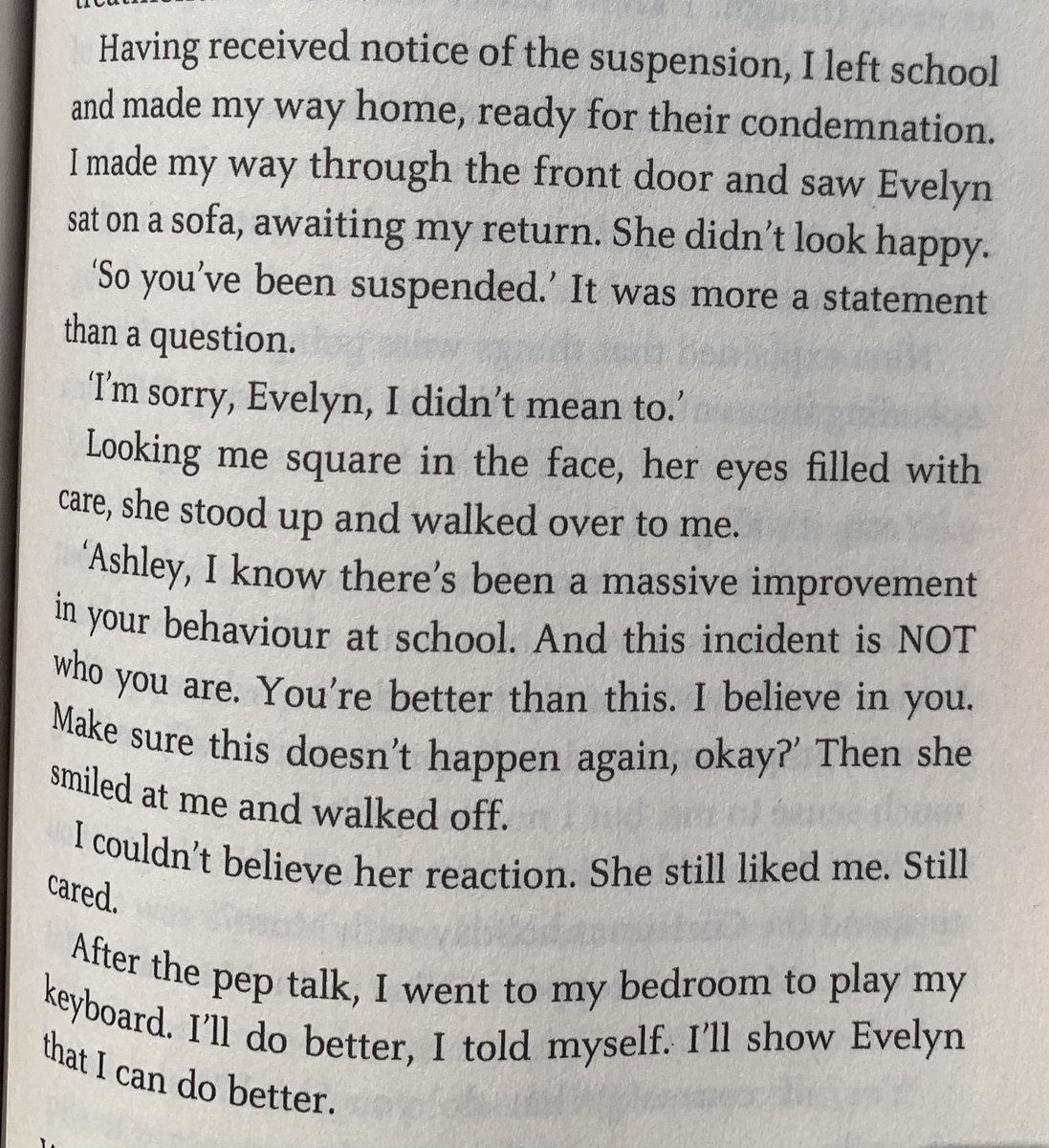 currently reading <a href="/AshleyJBaptiste/">Ashley John-Baptiste</a> book on holiday 

Children in care often take “extra baggage” &amp; “extra worries” to school - this isn’t excusing behaviour - this is understanding circumstances 

What many need is to be told - despite what they may have done “we still care”

💙