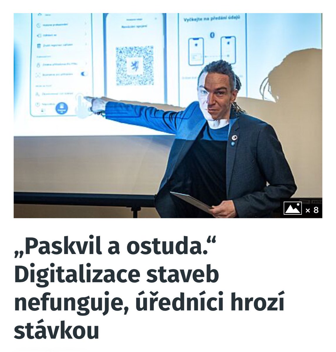 Takhle vypadají výsledky těch IT mágů Pirátů, když mají něco opravdu odmakat a ne o digitalizaci jen mluvit. Stěžují si občané, stěžují si úředníci, stěžují si architekti, stěžují si starostové, stěžují si skoro všichni. Jediný, kdo stále mlčí a celý ten průšvih kryje, je