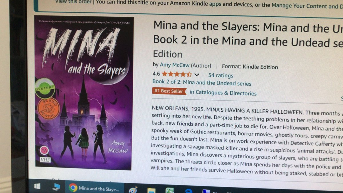 YAundermyskin's tweet photo. Mina and the Slayers is currently 99p on Kindle if you’re looking for a bargain! https://t.co/mCSq55YZnb