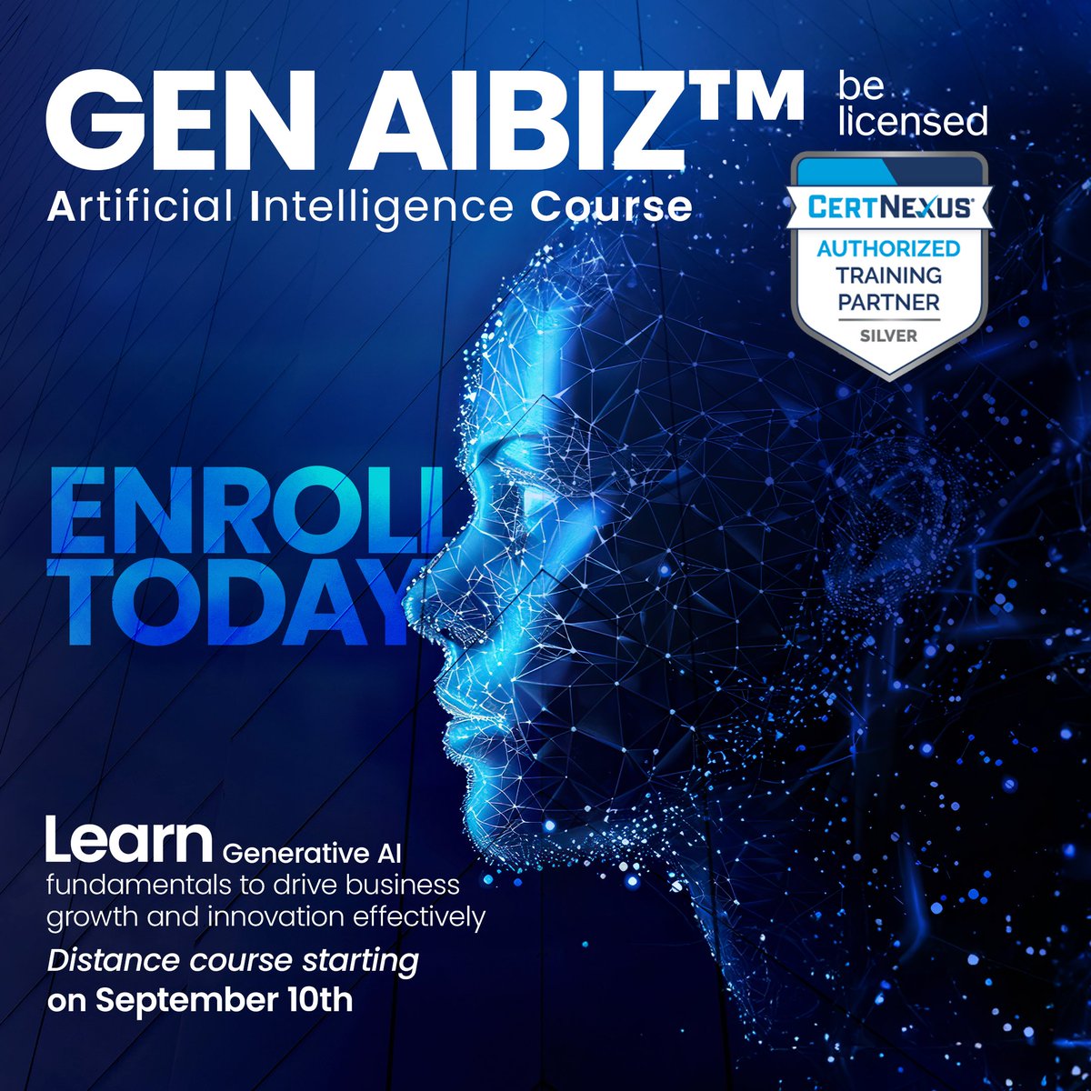 be_licensed's tweet photo. Learn to leverage AI to give a positive impact on your business!

Starting on the 10th of September: https://t.co/Rq3kLnHnCc

#BeLicensed #GENAIBIZ #ArtificialIntelligence #OnlineCourse #CertNexus #BusinessGrowth https://t.co/Rp8SvrhEEu