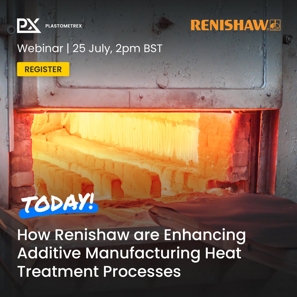 ❗TODAY❗Tune into our #WEBINAR with <a href="/renishawplc/">Renishaw</a> at 2pm BST. Learn how they have #streamlined their #AM processes with quick and cost-effective #MechanicalTesting for improved part #consistency. ⚙️💡

🔗 Register Now: hubs.la/Q02HW8yg0