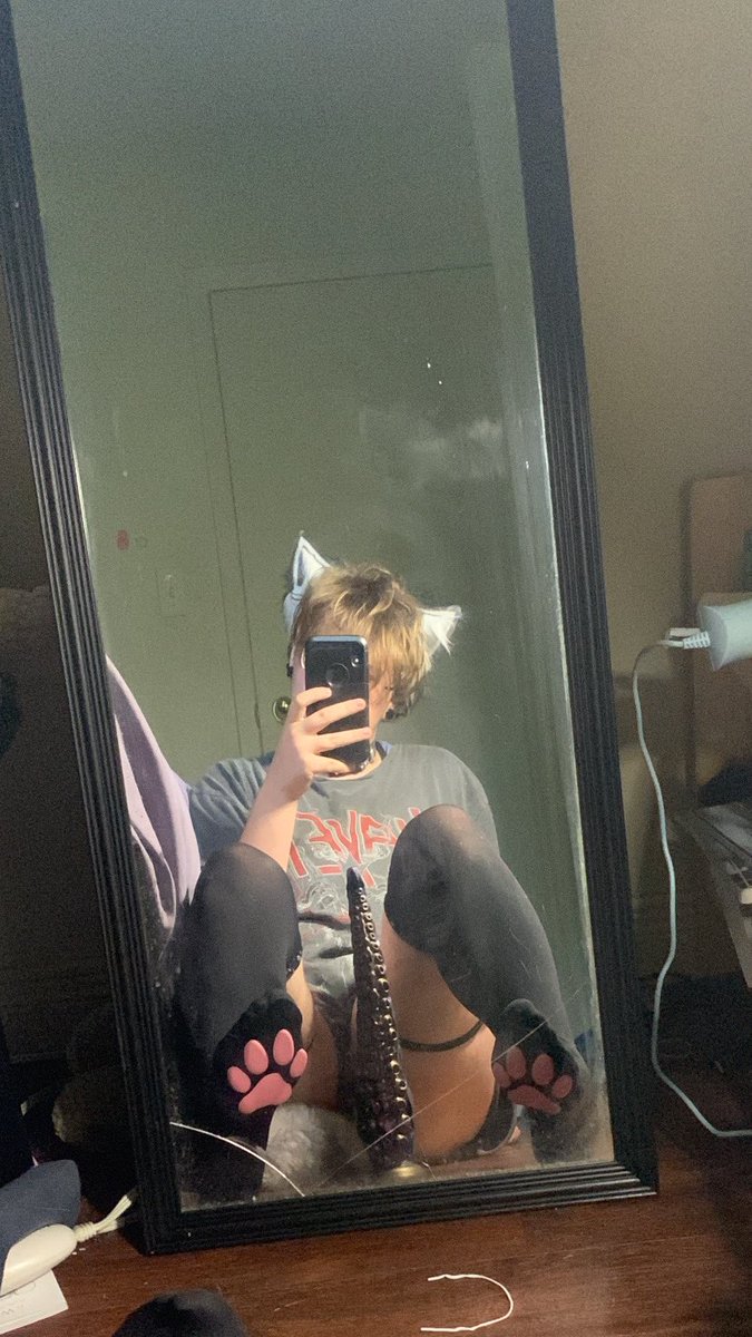 slimy_twink's tweet photo. say hi to the slutty dog boy!!!! :3 https://t.co/8bL110wjbZ