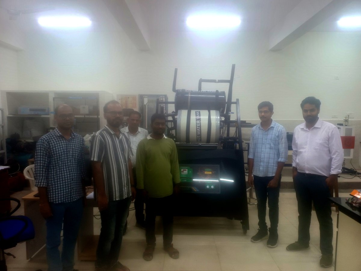 HelloEcosense's tweet photo. #Ecosense installed Solar Thermal Training System at @warangal_nit
#RenewableEnergy #SolarEnergy #SolarThermal
Read full report here:
https://t.co/p2LCD2WQSD https://t.co/1yEm7J6Qv3
