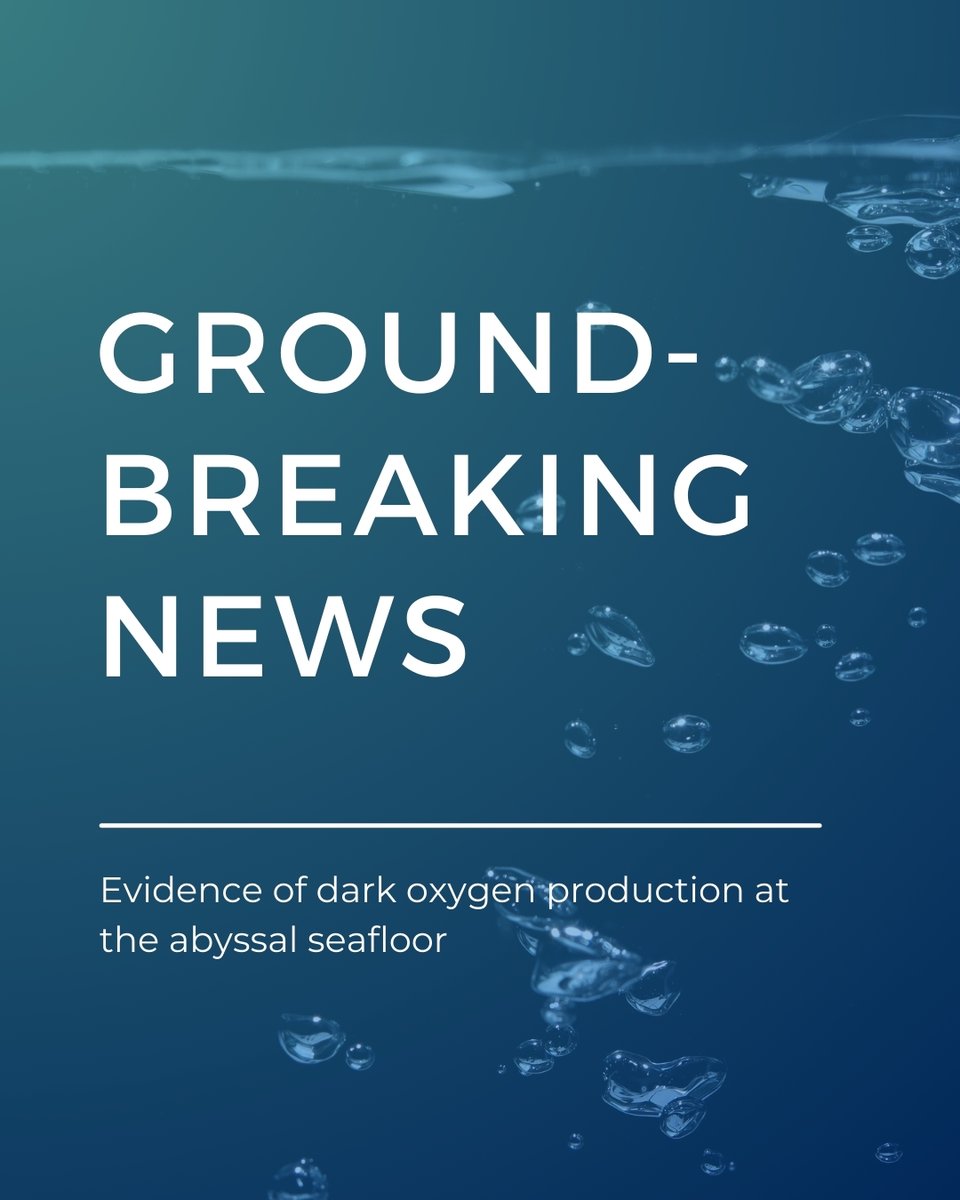 Researchers have discovered a fascinating phenomenon on the abyssal seafloor of the Pacific Ocean: oxygen levels increased over threefold in just two days! 📷
Dive into the full article to explore this groundbreaking research: nature.com/articles/s4156…