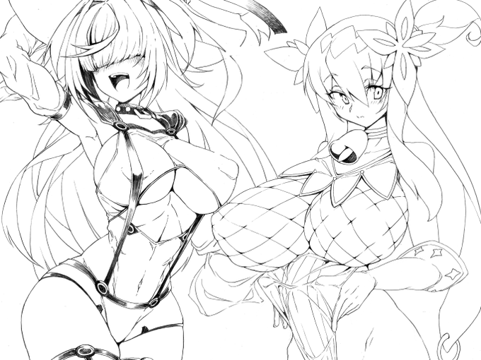 さらにせっかくなので
最強パステルとバランスの良いラフルルを並べてみ
ラフルルおっぱいでっか!!!
#デュ絵マ 