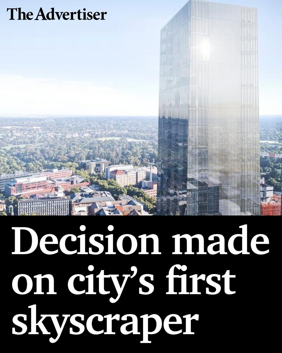 x.com/theTiser/statu…
Hey <a href="/ErinJones_news/">Erin Jones</a> Exited about Adelaide's new skyscraper! Who is going to clean the external glass on this building as a structure of this size requires specialist skills and knowledge.