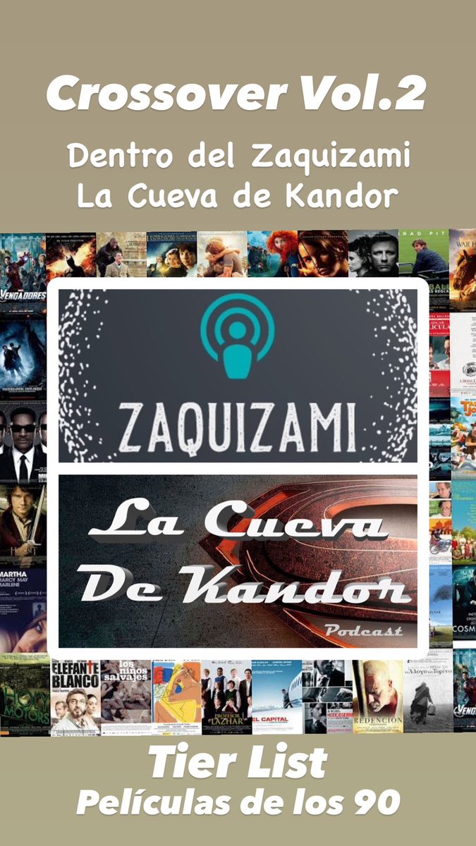LaCuevaDeKandor's tweet photo. Ya está disponible el Crossover Vol.2 con DENTRO DEL ZAQUIZAMI. Un Tier list de películas de los 90’s.
👇🏻👇🏻👇🏻A Descargar!!!👇🏻👇🏻👇🏻
https://t.co/OJO2lzMWgo
#LCDK #podcast #podcasting #LCDKEXTRA #DDZ #Pelis90 https://t.co/bIbjg8Gyzs