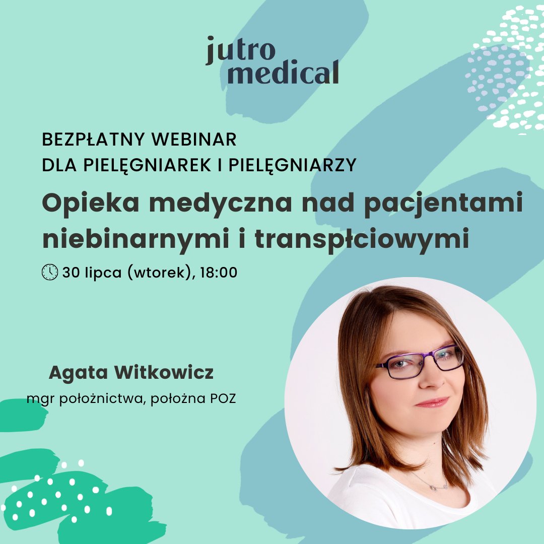 JutroMedical's tweet photo. Zapraszamy do zapisów na kolejny bezpłatny webinar skierowany do pielęgniarzy i pielęgniarek - już 30.07.2024 o godz. 18:00 🕗 

Do wzięcia udziału wymagana jest rejestracja:
https://t.co/GD2yYLaPPH https://t.co/fO8WkNVkHb