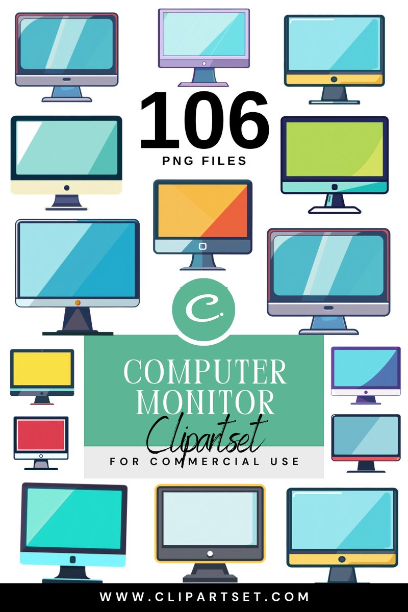 clipartset's tweet image. Enhance your tech graphics with our high-resolution Computer Monitor Clipart! 🖥️  Available in 300 DPI Transparent PNG files, 4096 x 4096 pixels. 

Shop Now: clipartset.com/products/compu…

#TechGraphics #ComputerClipart #DigitalArt #DesignAssets #GraphicDesign #PNGFiles #TechArt