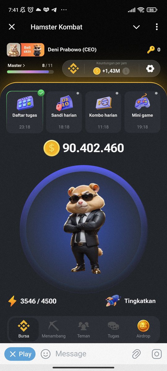 MDentod's tweet photo. come join hamster kombat game and get your money. click link 👉 https://t.co/K4Ajh9KmBV…

#Hamsterkombat #cryto #money #work #investing  #DeadpoolAndWolverine #GranHermano #Cabinet #Binance https://t.co/ugIZaepyPG