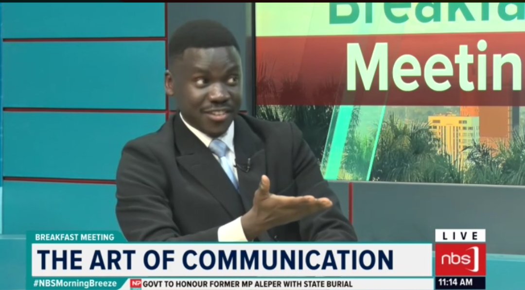 nbstv's tweet photo. We speak with words, but we communicate with our bodies, such as through facial expressions.- @PaulKavuma1 Director Talk Smart Uganda.

#TalkSmart #NBSBreakfastMeeting #NBSUpdates https://t.co/1zUwvtgN04