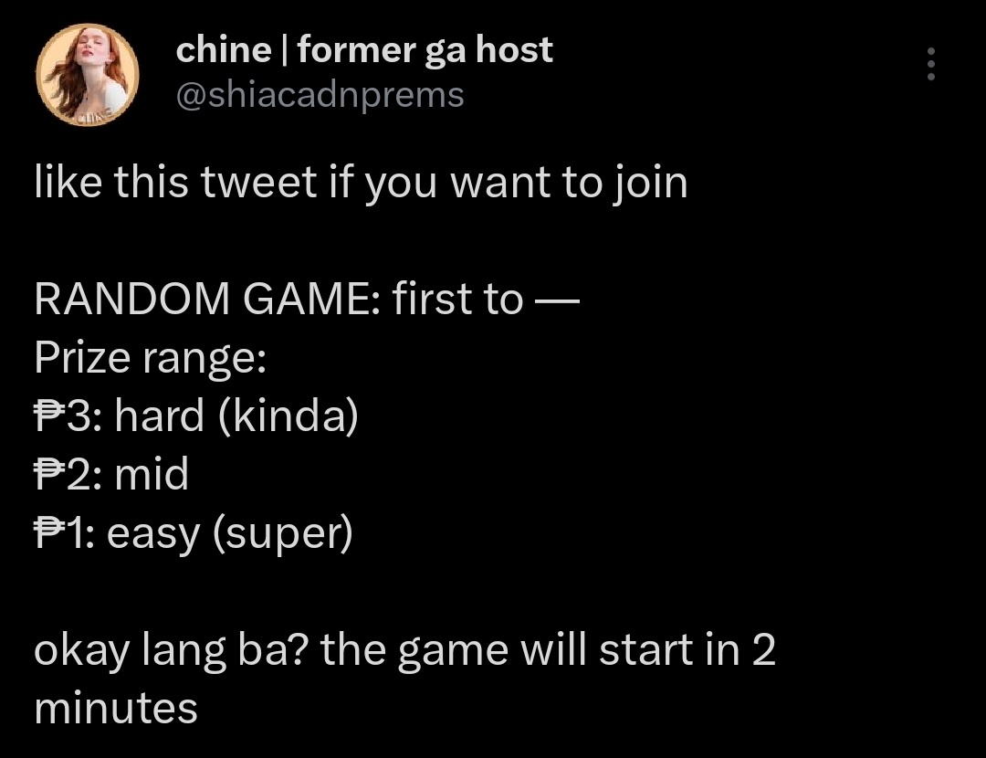 shiacadnprems's tweet photo. okay winners paki-total ng wins nyo based on this category+ yung ibang may naka-state na prizes na, dm @98codehyun ur gcash number and proofs po, thank you for joining, we'll see if later ulit 🥰 https://t.co/EYZLdSEJ1N