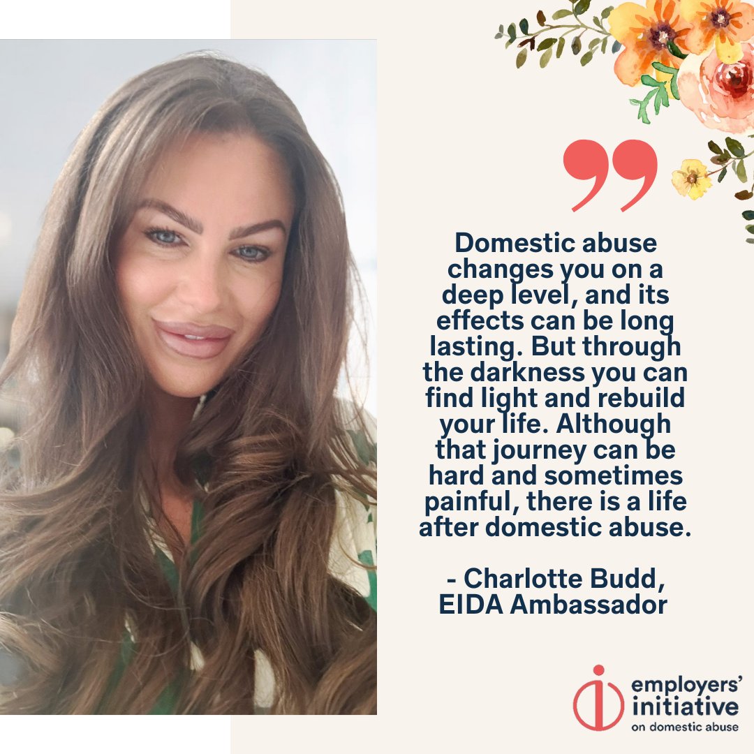 We end our Survivors Voices campaign with <a href="/BuddCharlotte/">Charlotte Budd</a>. Her story illustrates that the end of an abusive relationship is seldomly the end of the actual abuse.

But Charlotte’s story is one of hope for the future. 

You can read her story here: eida.org.uk/charlottes-sto…