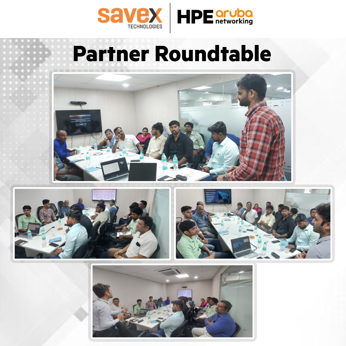 SavexTechnology's tweet image. Thanks to all partners who attended &quot;Elevating Network Management&quot; in Chennai. We explored Aruba&apos;s innovative solutions, including Instant On, wireless, and switching technologies. Special thanks to our speakers and partners for making this session a success.
#savex #ArubaNetwork