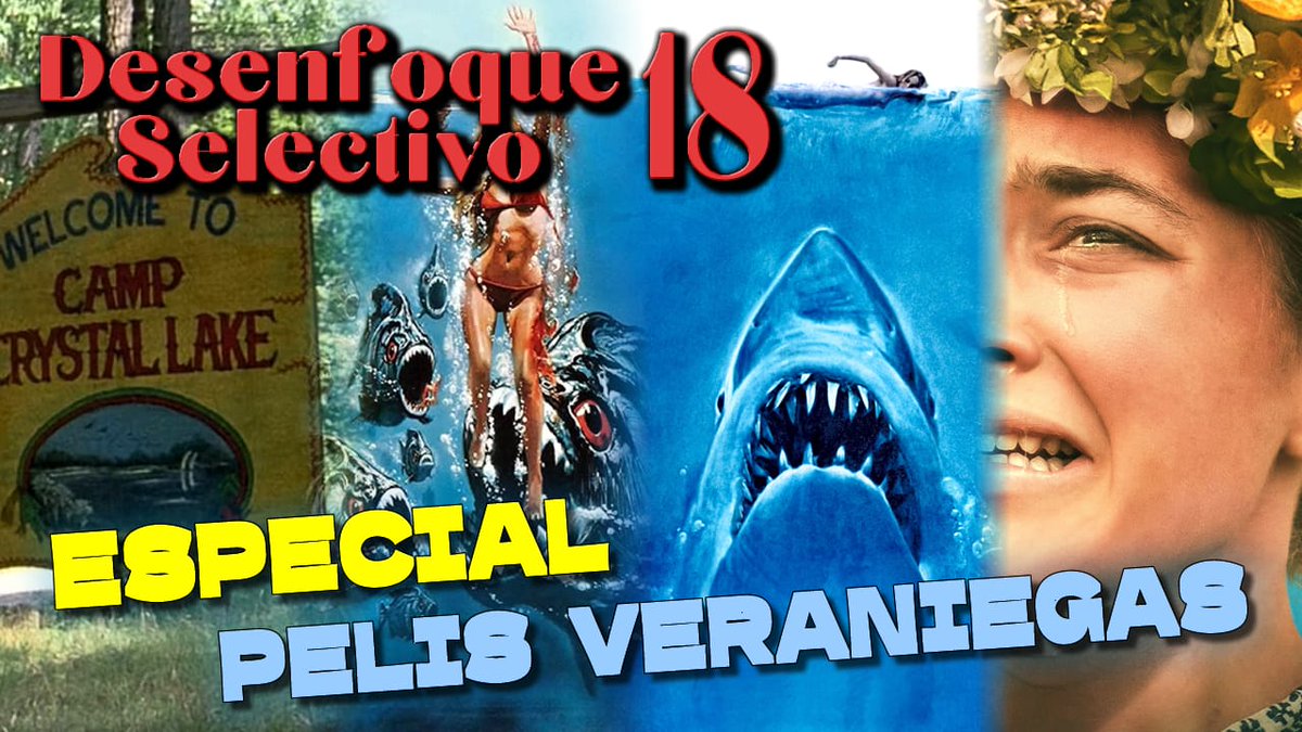ultimoepisodio_'s tweet photo. Para este Desenfoque hemos decidido hacer un homenaje a las películas de #verano enfocándonos en las #HorrorMovies: Tiburón, Midsommar, Piraña, Viernes 13, Bahía de Sangre, Sé lo que hicisteis el ultimo verano... entre otras muchas ¡A disfrutar!🍹😎🏖️🦈

👉https://t.co/dGU2vDf4k4 https://t.co/5O71NMnIAZ