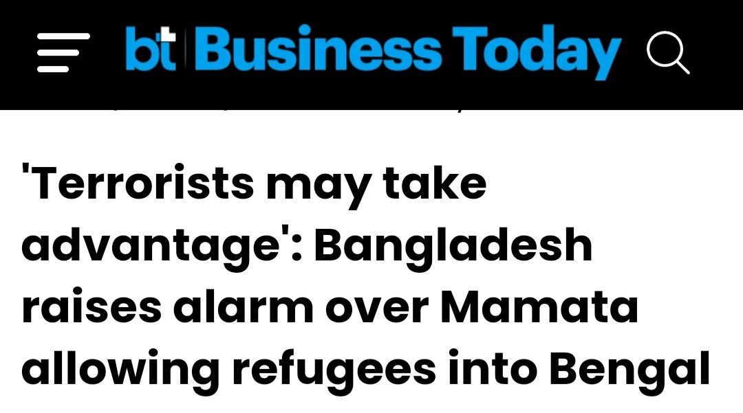 Despite knowing that she doesn't have the authority to open the border for Bangladeshis, Mamata Banerjee offered shelter to Bangladeshis just to appease her vote bank

Now, Bangladesh strongly objects to Mamata Banerjee's 'shelter' remark.

This is not diplomacy but embarrassing.