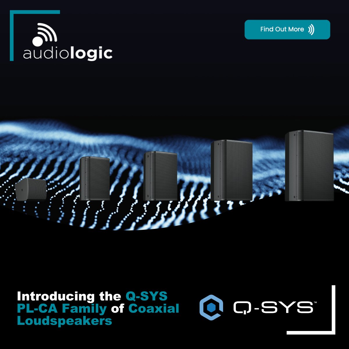 Audiologic introduces the <a href="/QSYS_AVC/">Q-SYS</a> PL-CA coaxial loudspeakers! 🎶🔊 Designed for performance in entertainment environments, with drivers ranging from 5 to 15 inches, and IP54 rating for indoor or protected outdoor applications. #QSYS #avtweeps #proav 🎵hubs.li/Q02HRGNV0