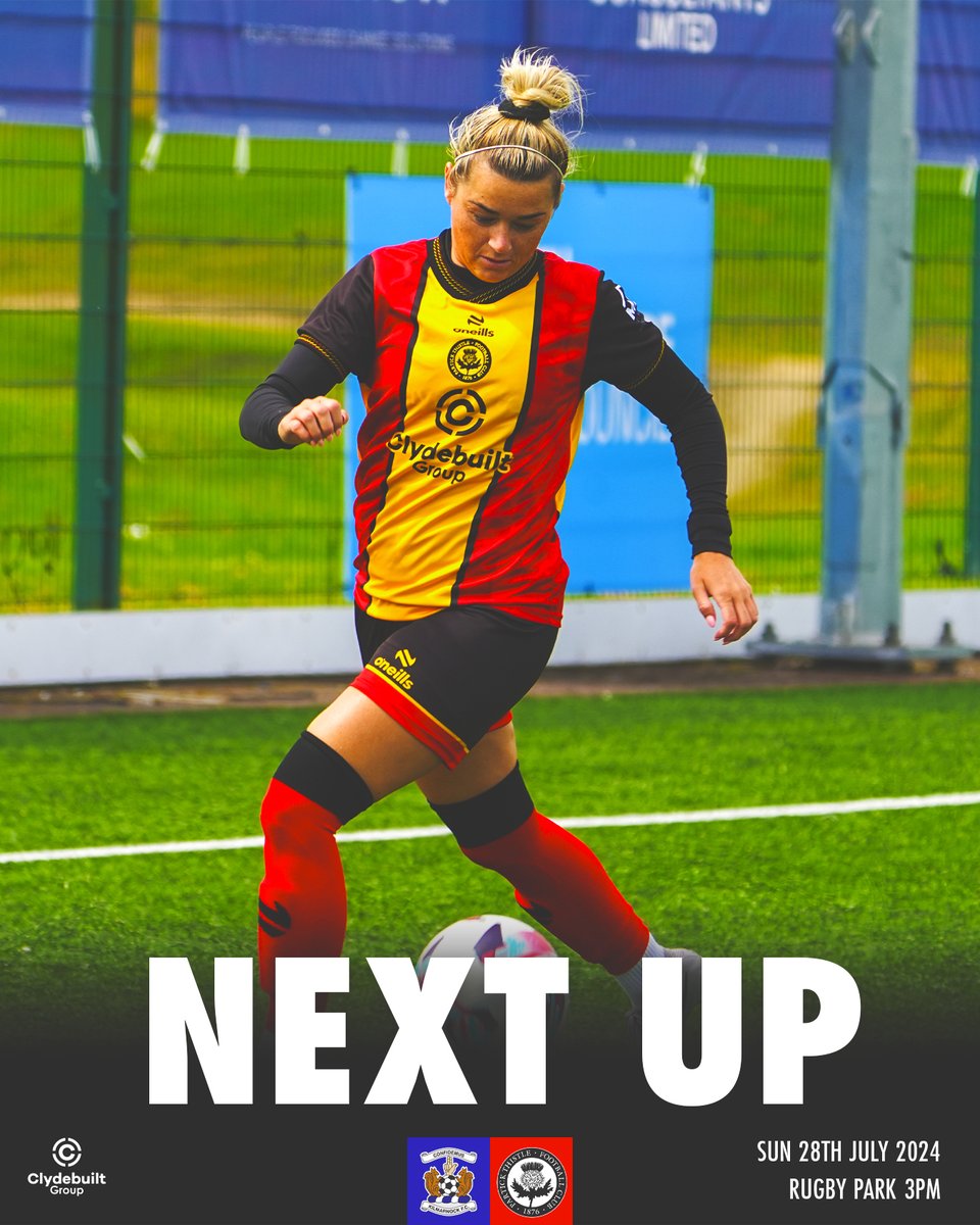 ThistleWFC's tweet photo. NEXT UP:  Kilmarnock

📍Rugby Park
📅 Sun 28th July, 3pm
🎟️ Open to spectators

ℹ️ > https://t.co/SWjRs3ZkwW

#KWFCvPTWFC #BePartOfThis