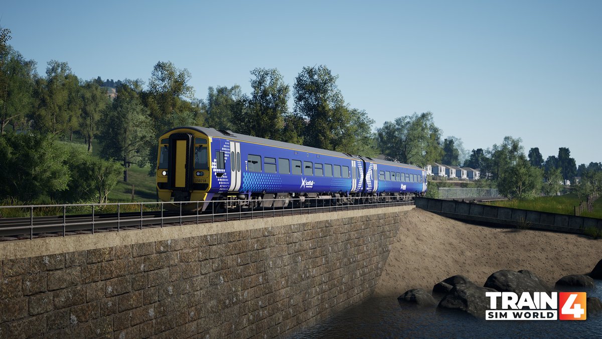 📣 The Class 158 is Live on Console! 📣 

The latest Train Sim World 4 Add-On release from <a href="/SkyhookGames/">Lawn Mowing Simulator 🌱 Skyhook Games</a> brings you the <a href="/ScotRail/">ScotRail</a> Class 158 🔹 

🚆 NEW Look
⌚ NEW Timetable
💺 NEW Interior
🎮 NEW Gameplay

Jump in the cab and read the article 👇 
bit.ly/Scotrail-Class…
