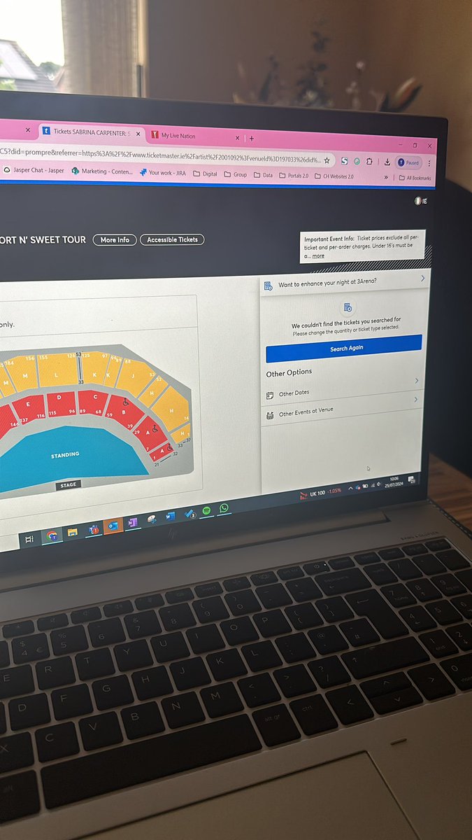 _torijordan's tweet photo. what do you mean??!!!! I must’ve been one of the first people in?!!! 

@SabrinaAnnLynn #sabrinacarpenter #sabrinacarpentertickets #sabrina #sabrinapresale https://t.co/ONlcXBw3sZ
