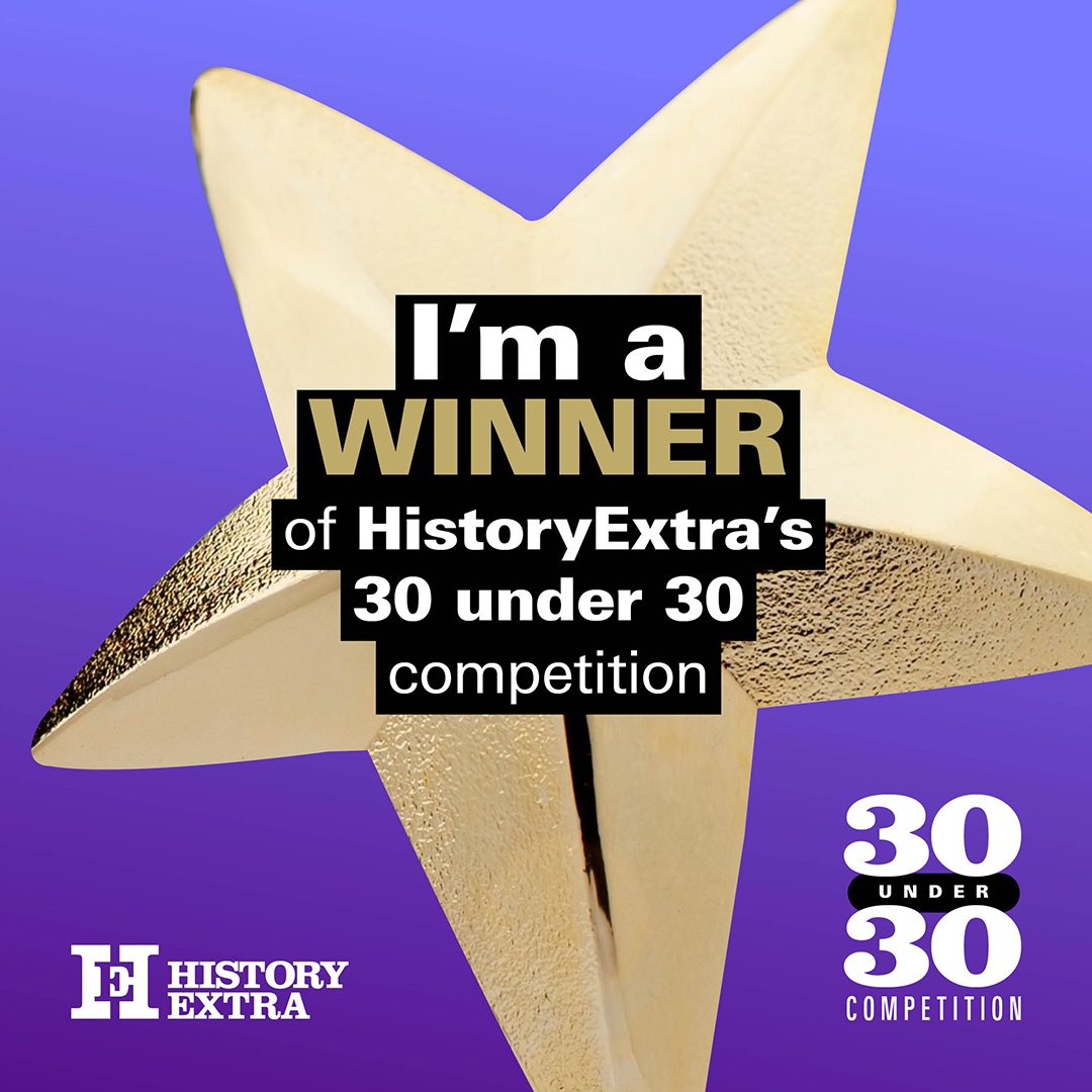 So excited to be recognised in @HistoExtra 30 under 30 list!

historyextra.com/period/general…

So honoured to be included alongside other amazing young historians