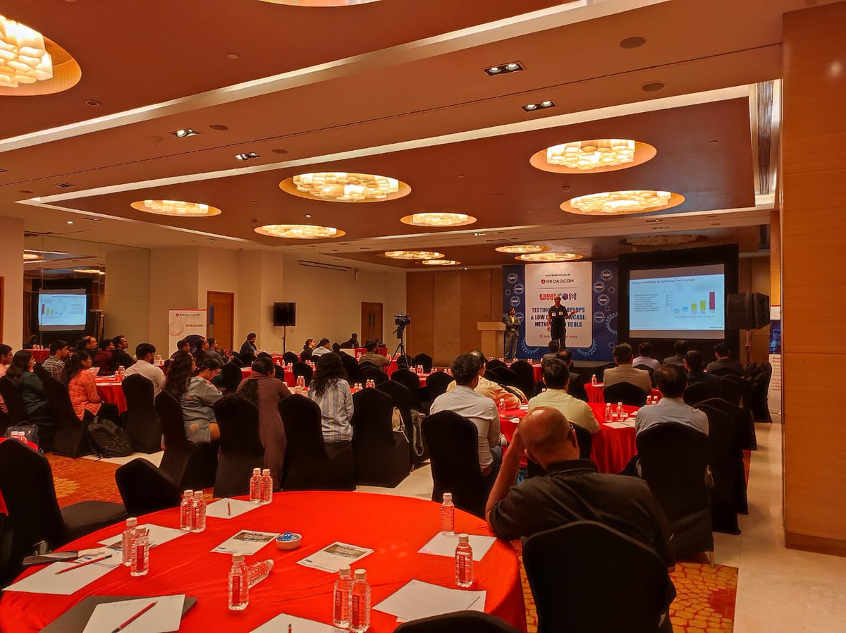 UNICOMLearning's tweet image. Pleased to have Pavel Sestak (@6akPavel) from @Broadcom at the Agile, DevOps, and Low Code Showcase in #Pune.

He&apos;s sharing insights on &quot;BUILD SECURITY, QUALITY, AND RELIABILITY INTO YOUR DEVELOPMENT PRACTICES.&quot; 

Here are some glimpses from his talk.

#conference #testing #agile