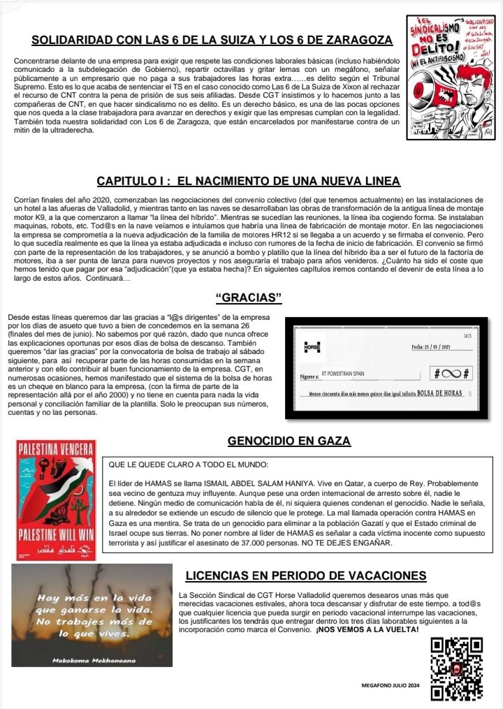 CGT Horse Valladolid tweet media