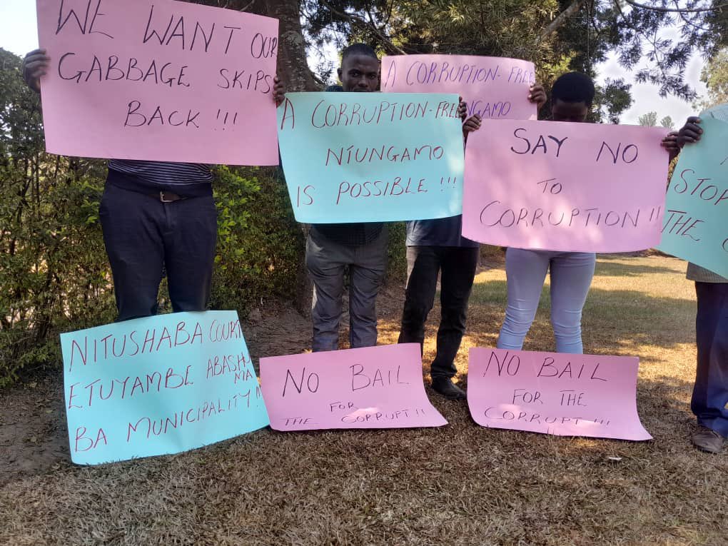 In Ntungamo, the youth are rising against corruption. It's time for everyone to stand up and fight for integrity in their own districts. Let’s march to our local headquarters and demand the change we deserve. Together, we can make a difference! 
 #MarchToParliament
