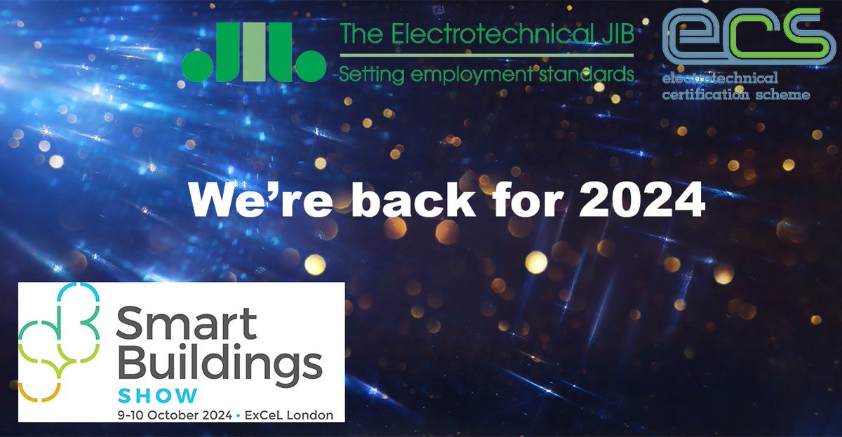 London's ExCeL on October 09-10 is the place to be! <a href="/smart_build/">Smart Buildings Magazine</a> Show will be in town and ECS/<a href="/JIBelectrical/">JIB</a> will be on hand to answer any questions you may have &amp; discuss how ECS is working to raise industry competence and standards. Pre-register here: jib.org.uk/news/jib-and-e…